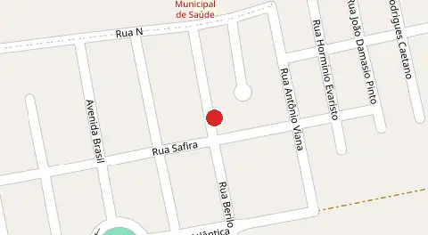 Mapa da localização