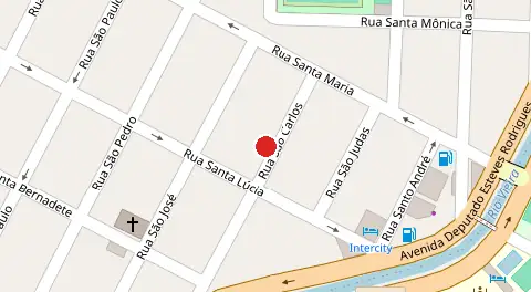 Mapa da localização