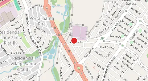 Mapa de Fazenda Santa Rita