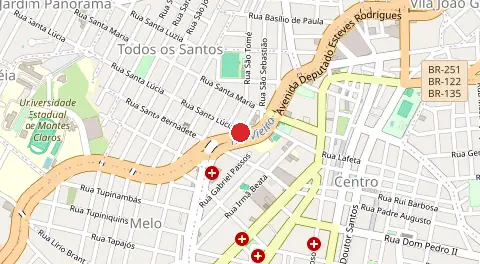 Mapa de Todos Os Santos