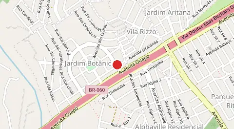 Mapa de Jardim Botanico