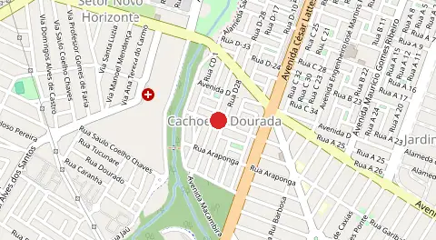 Mapa de Conjunto Cachoeira Dourada