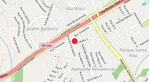 Mapa de Alphaville Residencial
