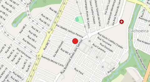 Mapa de Residencial Monte Carlo