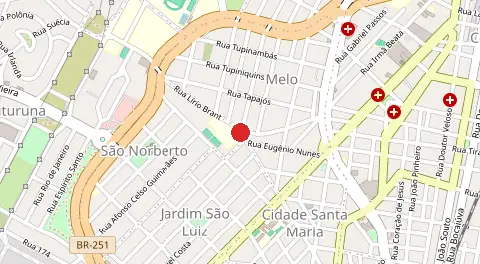 Mapa de Jardim São Luiz