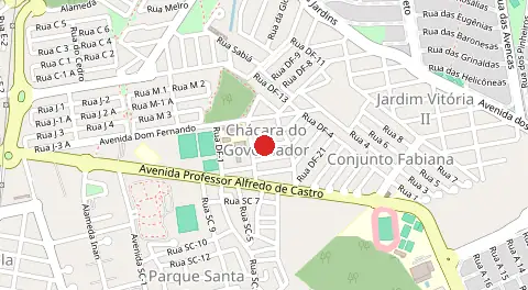 Mapa de Chácara do Governador