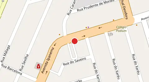 Mapa da localização