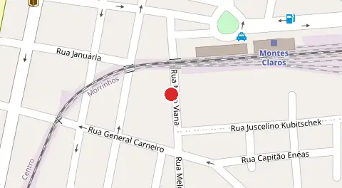 Mapa da localização