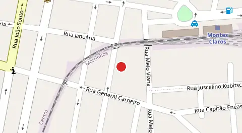 Mapa da localização