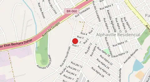 Mapa de Jardim Alphaville