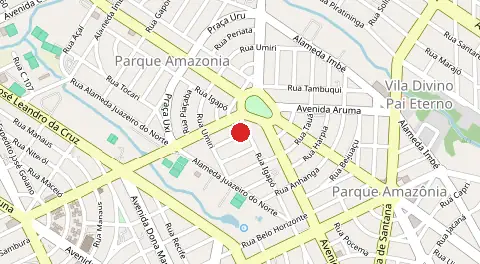 Mapa de Parque Amazônia