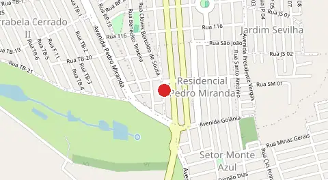 Mapa de Residencial Pedro Miranda