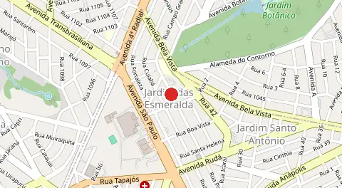 Mapa de Das Esmeraldas