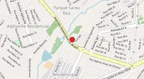 Mapa de Assentamento Santa Rita