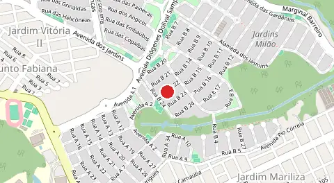 Mapa de Condomínio Jardins Paris