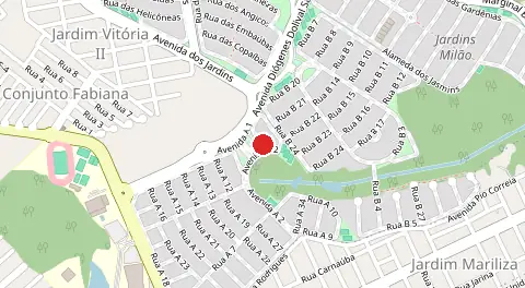 Mapa de Condomínio Jardins Atenas