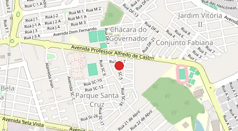 Mapa de Parque Santa Cruz