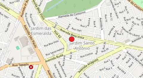 Mapa de Santo Antônio