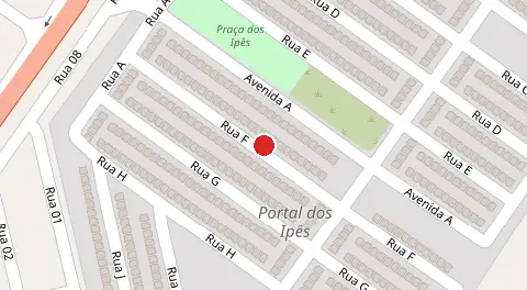 Mapa da localização