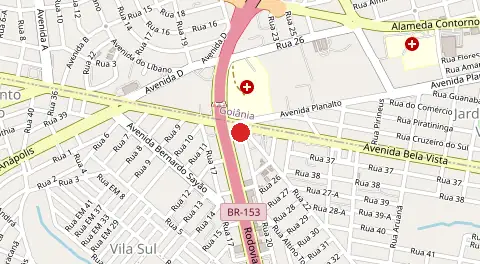 Mapa de Jardim Bela Vista Continuacao