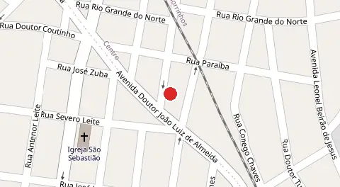 Mapa da localização
