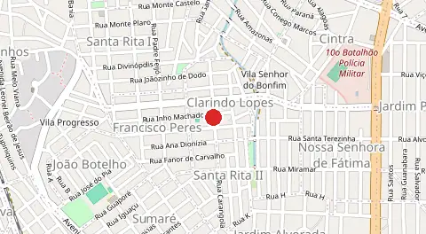 Mapa de Clarindo Lopes