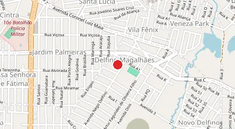 Mapa de Delfino