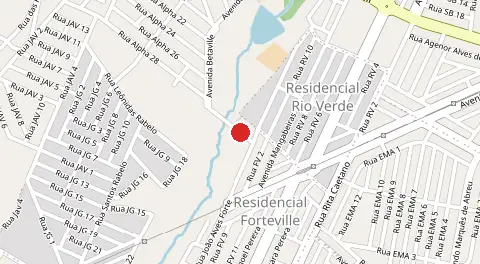 Mapa de Loteamento Alphaville Residencial