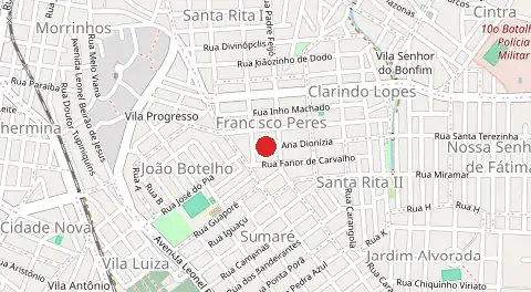 Mapa de Francisco Peres
