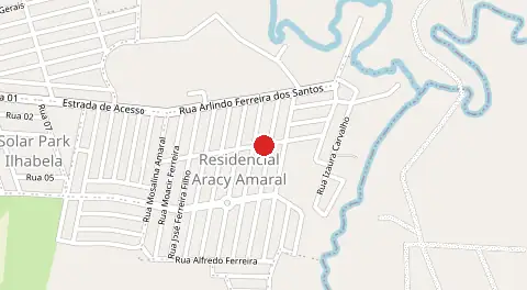 Mapa de Residencial Aracy Amaral