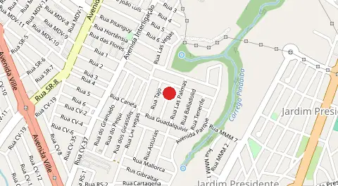 Mapa de Residencial Tres Marias