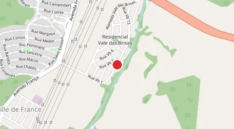 Mapa de Residencial Vale das Brisas