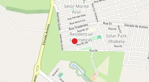 Mapa de Residencial Laranjeiras