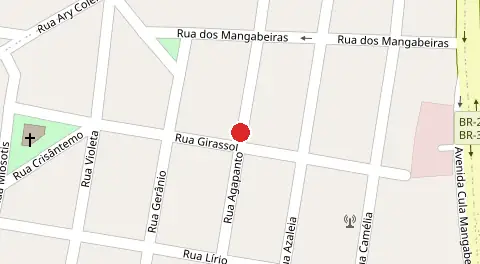 Mapa da localização