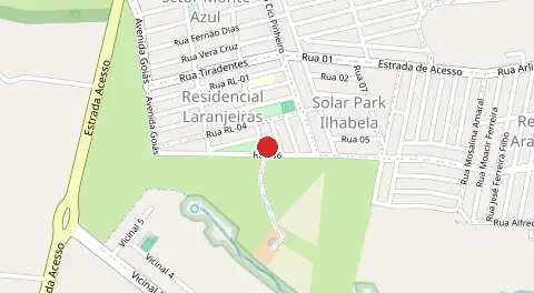 Mapa de Residencial Flores do Campo