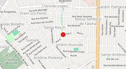 Mapa de Jardim Alvorada