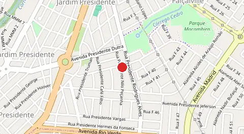 Mapa de Jardim Presidente