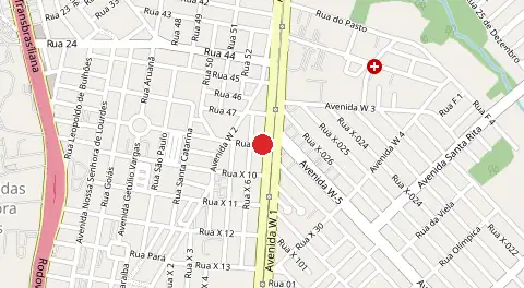 Mapa de Sitios Santa Luzia