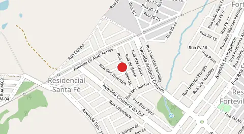 Mapa de Residencial Santa Fe I