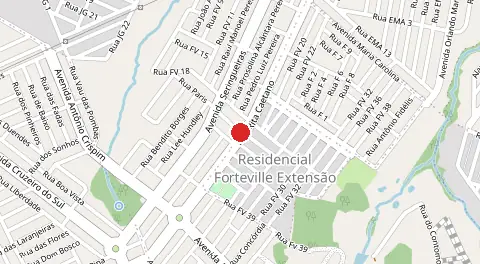 Mapa de Residencial Santa Fe