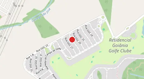 Mapa de Condomínio Residencial Goiania Golfe Clube