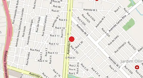 Mapa de Sítio Santa Luzia
