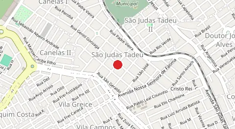 Mapa de São Judas Tadeu