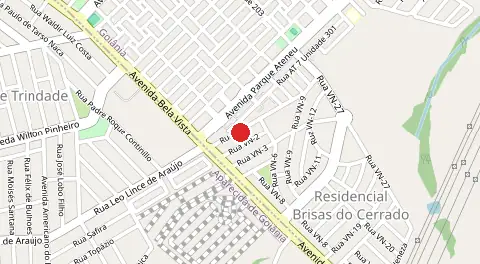 Mapa de Residencial Brisas do Cerrado