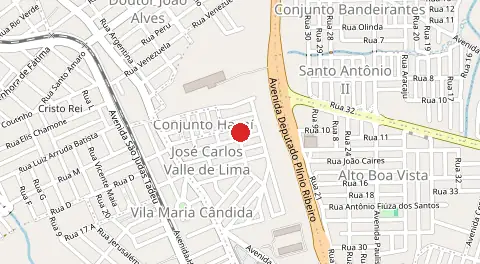 Mapa de Conjunto Habitacional José Carlos de Lima