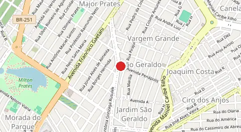 Mapa de Jardim São Geraldo