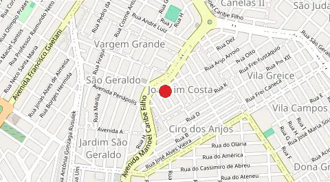 Mapa de Conjunto Habitacional Joaquim Costa
