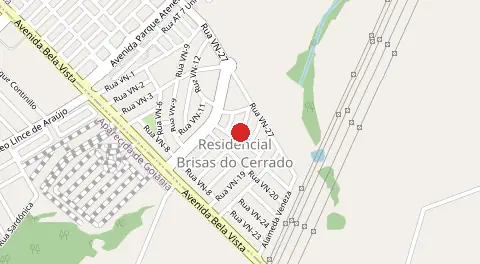 Mapa de Brisas do Cerrado