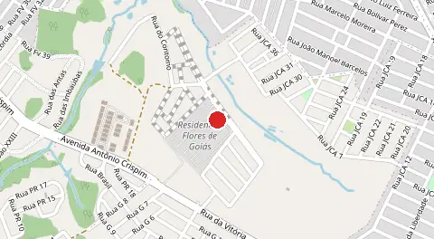 Mapa de Conjunto Residencial Alto Oriente
