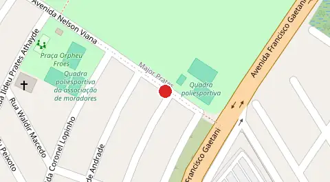 Mapa da localização